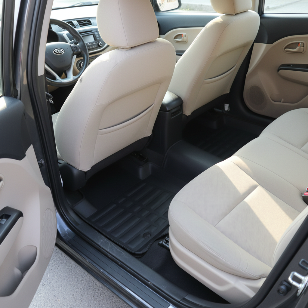 KIA Picanto 5D Floor Mat Black 3 Pcs - Model 2019-2024