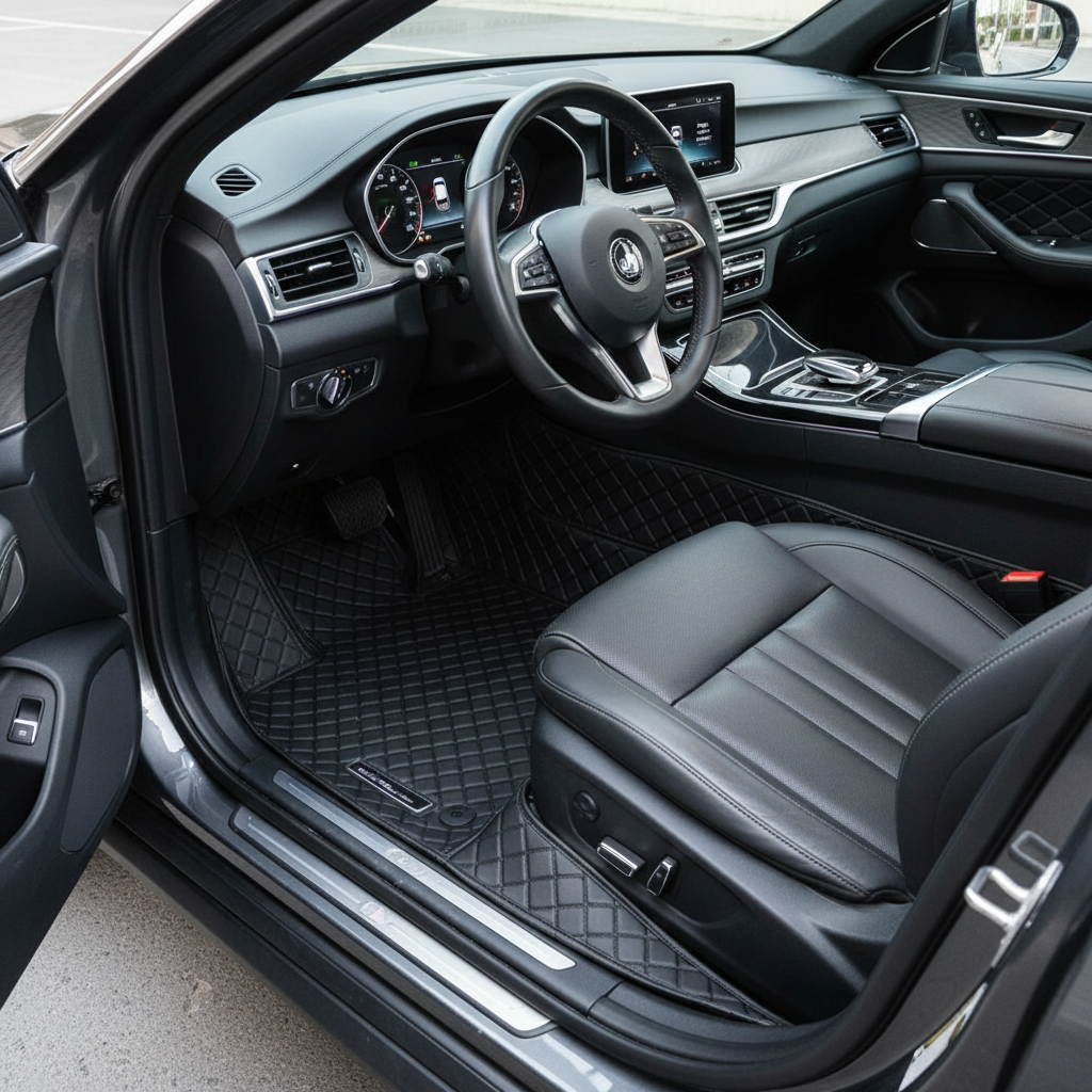 Suzuki Alto 7D Floor Mats - Black - 3 Pcs Set - Model 2019-2025