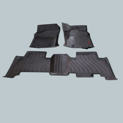 Toyota Prado TPE Floor Mat Black 3 Pcs - Model 2009-2021