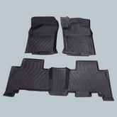 Toyota Prado TPE Floor Mat Black 3 Pcs - Model 2009-2021