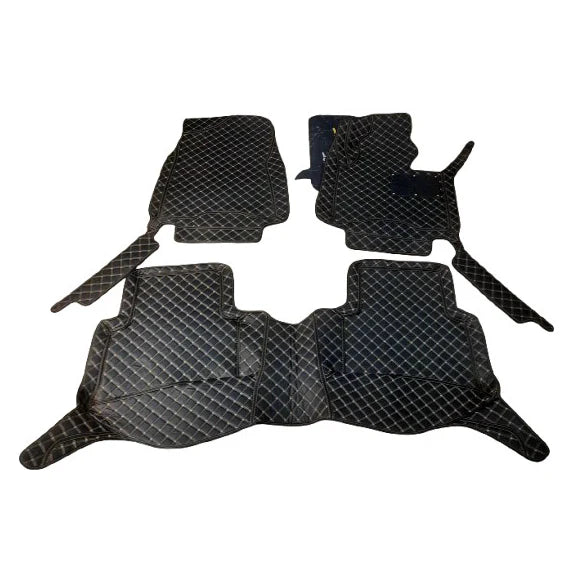 KIA Sportage / Hyundai Tucson 7D Floor Mats - Black - 3 Pcs - Model 2019-2025
