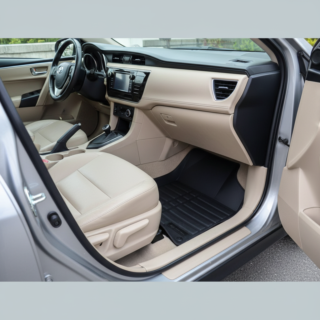 Toyota Corolla Cross 5D Floor Mats Black - Model 2021-2024