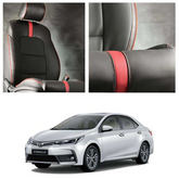 Toyota Corolla Type R Black Red Seat Covers - Model 2014-2021