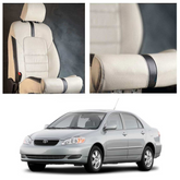 Toyota Corolla Type R Beige Black Seat Covers - Model 2002 -2008