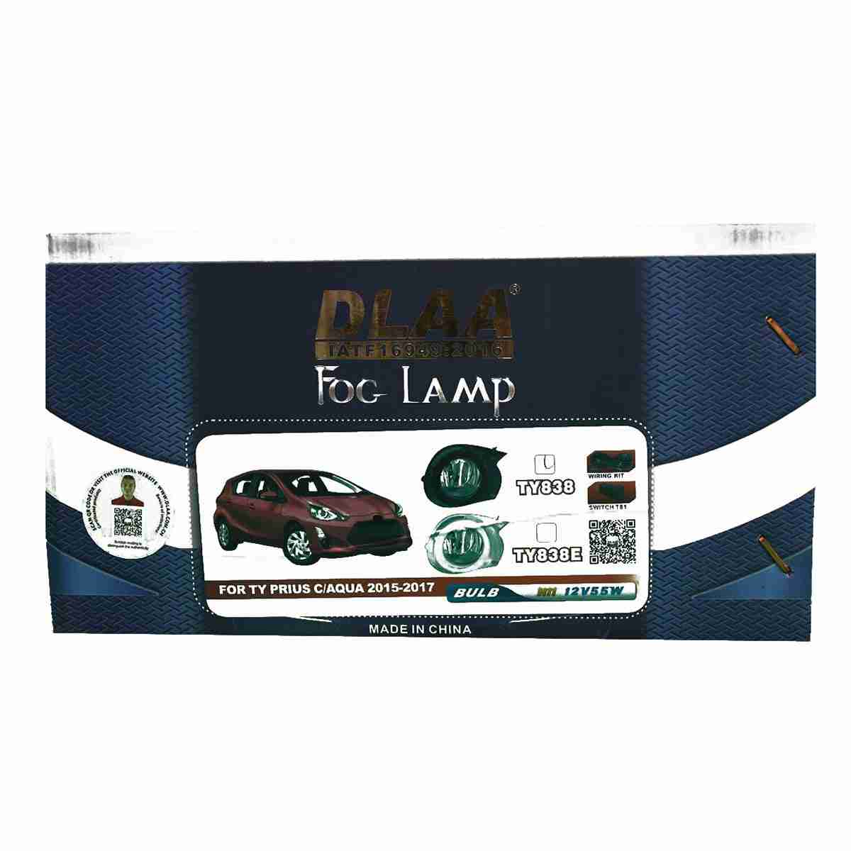 Fog Lamps for Toyota Aqua 2012 to 2014