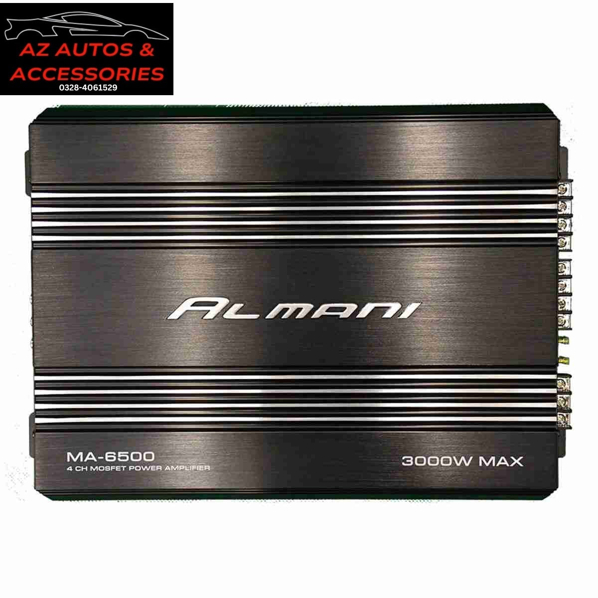Almani MA-6500 4CH Mosfet Amplifier Max Power 3000W