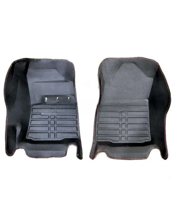 Toyota Fortuner 5D Custom Floor Mat Black 3 Pcs- Model 2016-2021