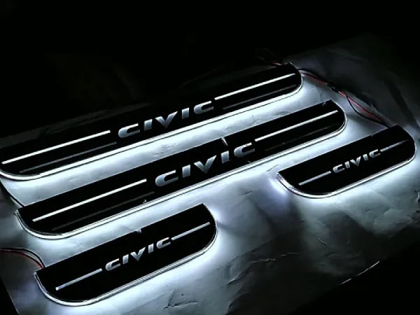 Honda Neon LED Door Sill Plates