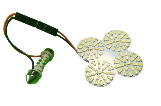 4 SMD Roof Dome Light White LED SMD