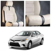 Toyota Corolla Type R Beige Black Seat Covers - Model 2008 -2014