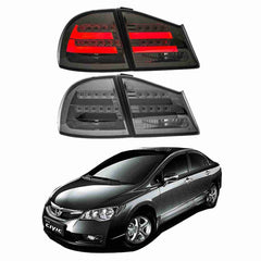 Rear Tail Light LED Smoke for Honda Civic 2007 to 2012