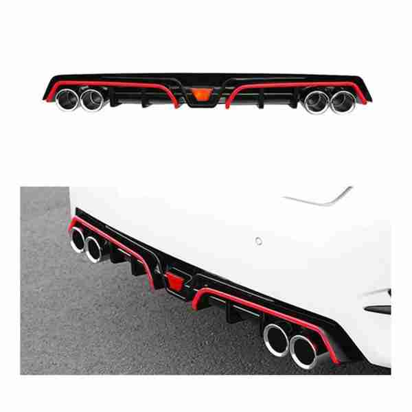 Civic 2016 to 2019 Back Bumper Diffuser in Mugen Style
