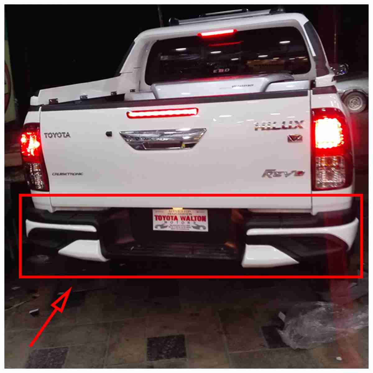 Toyota Hilux Revo 2016 to 2020 Back TRD Kit / Sports Back Kit / Back Bumper kit / Revo Back Kit / Revo Back Body Kit