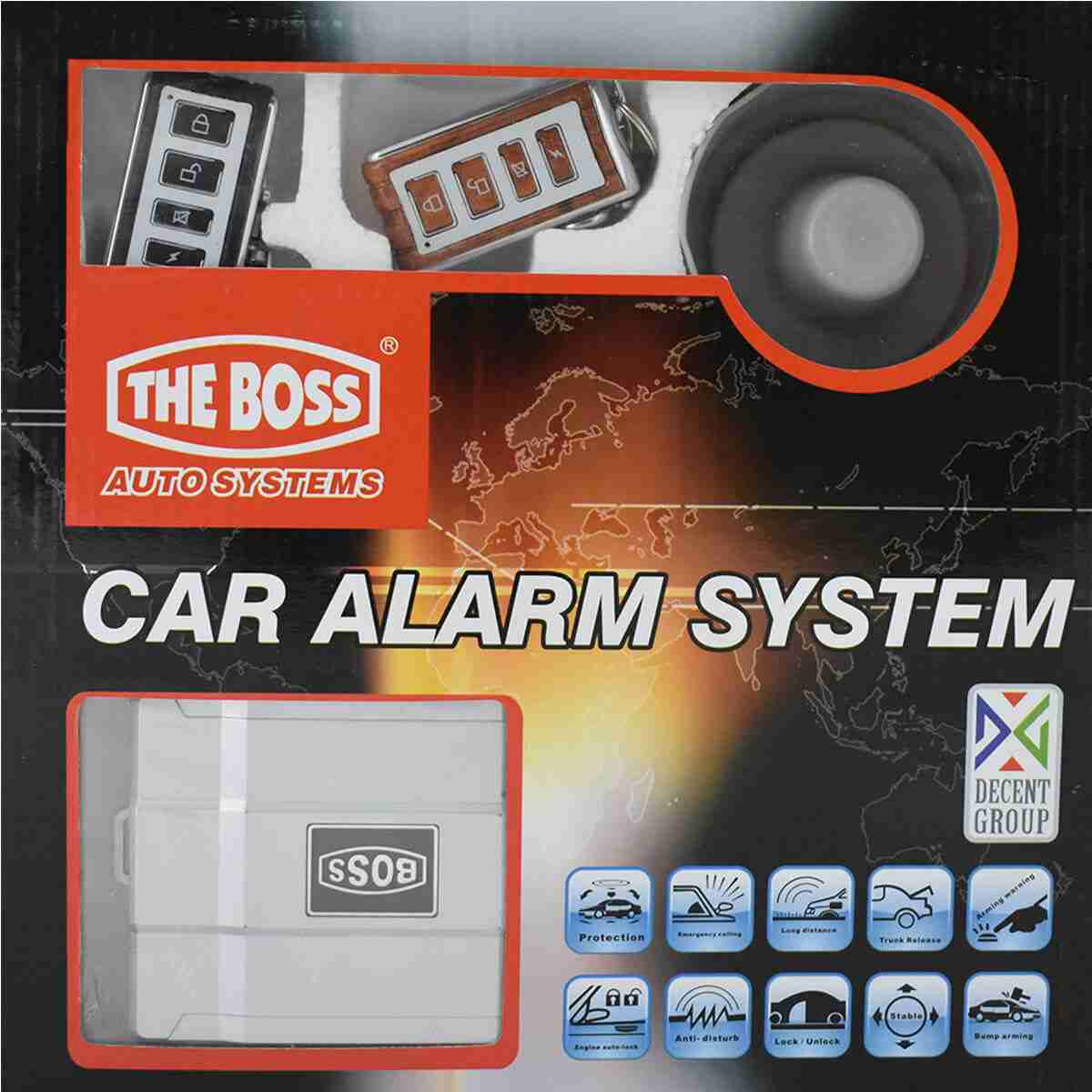 The Boss Car Alarm Security System Style A