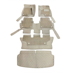 DFSK Glory 580 9D Floor Mats Beige With Beige Grass 5 Pcs 2020 - 2025 - Mix Thread