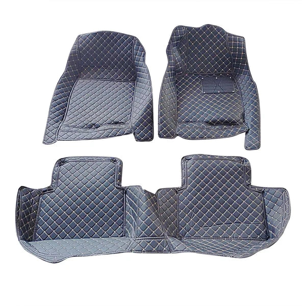 Honda Civic 7D Floor Mats - Black - 3 Pcs Set - Model 2016-2025