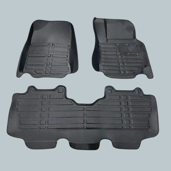 Toyota Aqua 5D Floor Mat Black 3 Pcs - Model 2012-2021