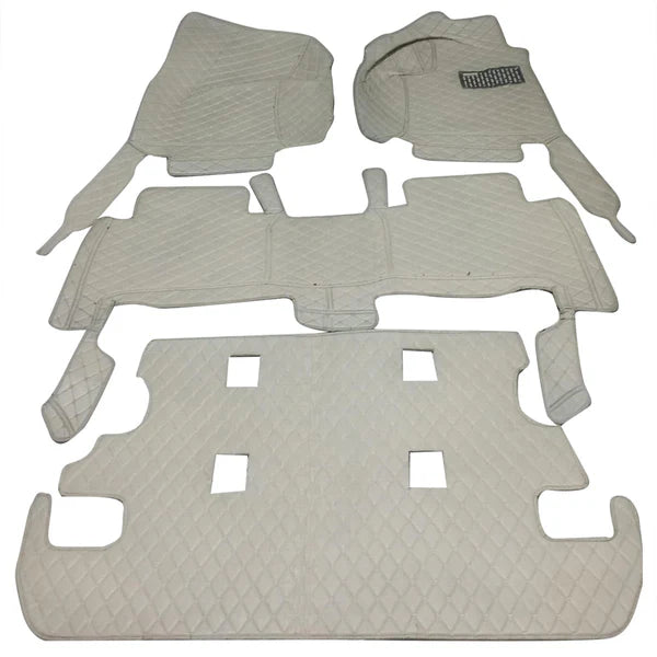 Toyota Land Cruiser LC200 7D Floor Mats - Beige - 4 Pcs Set-2015-2021
