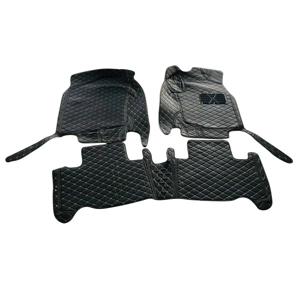 Toyota Harrier 7D Floor Mats - Black - 3 Pcs Set - Model 2019-2021