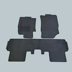 Honda Civic Custom Fit PVC Rubber Floor Mat Black 3 Pcs 2022-2024 - - Mix Design