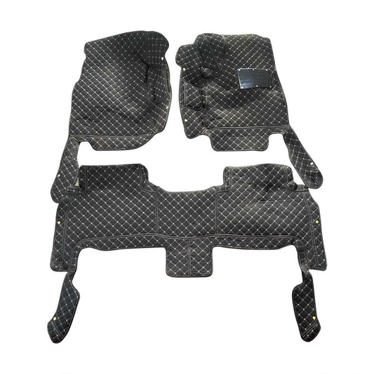 Lexus LX570 7D Floor Mats - Black - 3 Pcs Set - Model 2015-2018 - Best Quality Car Floor Mats in Pakistan