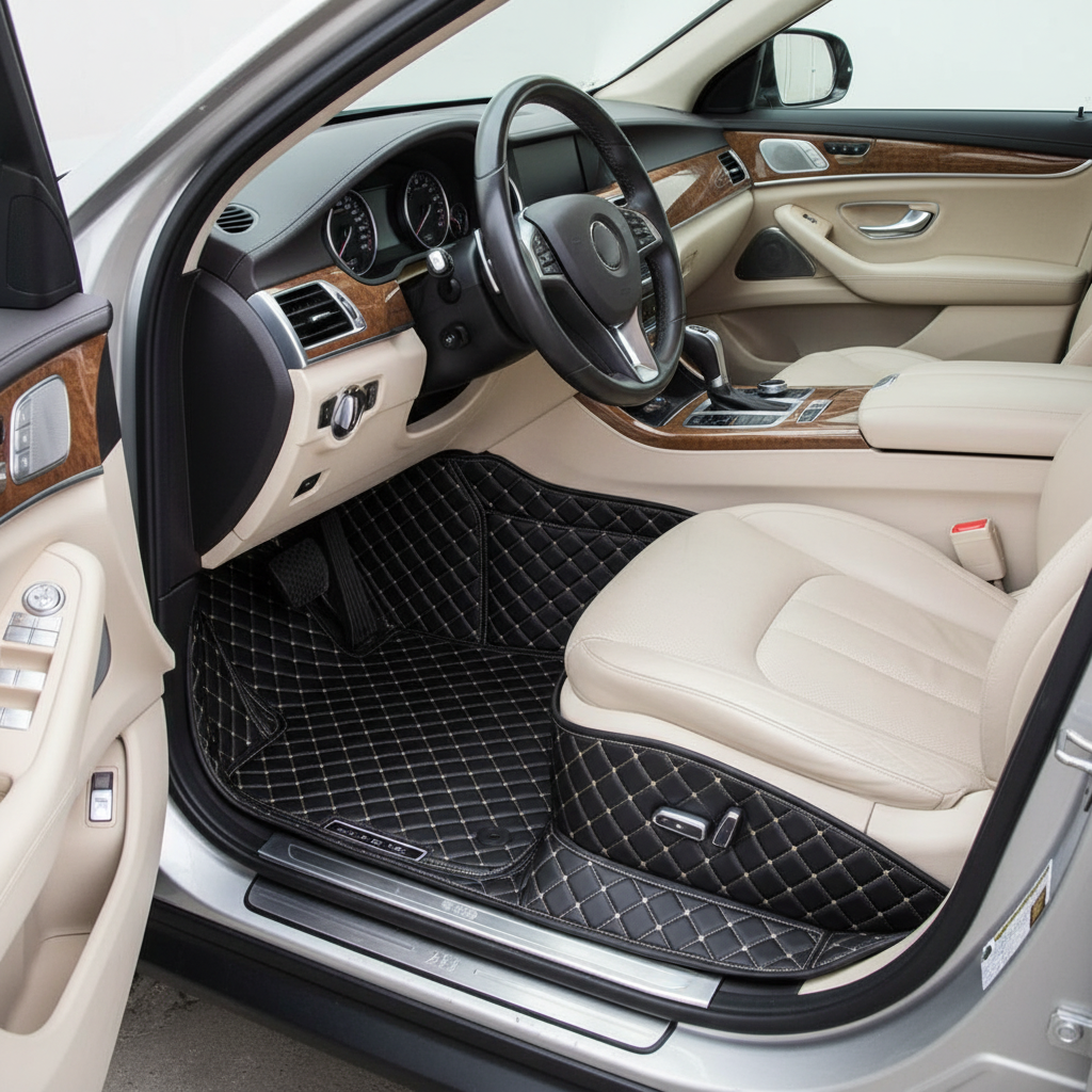 Lexus RX450 7D Floor Mats - Black - 3 Pcs Set - Model 2015-2018 - Car Interior Mats