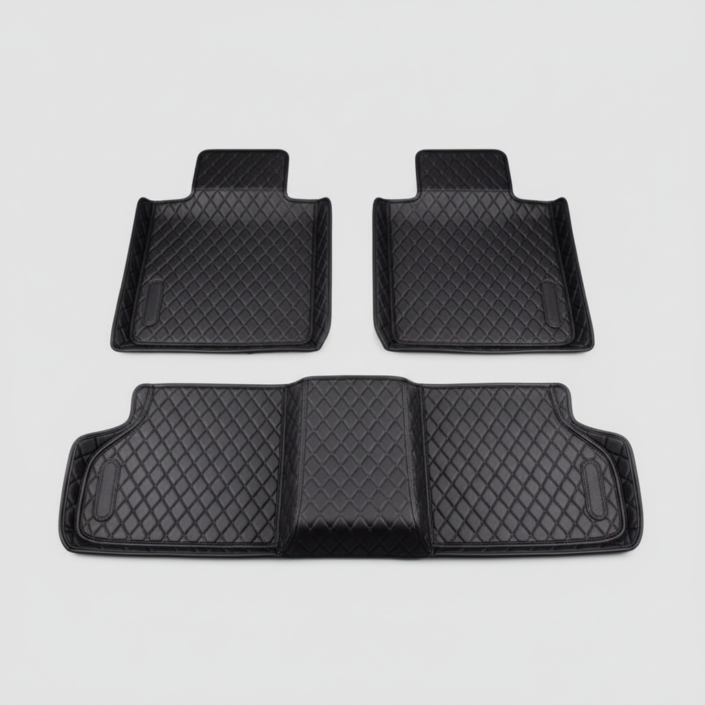 Jetour X70 Plus 7D Floor Mats Black 2025 - 3 Pcs Set
