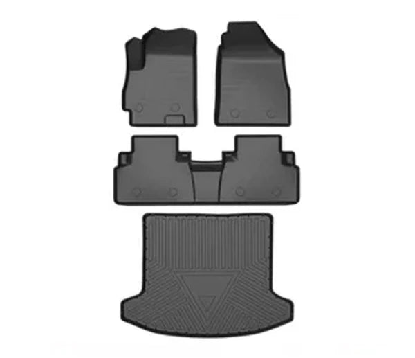 Jetour X70 5D Floor Mats Black 2025 - 3 Pcs Set