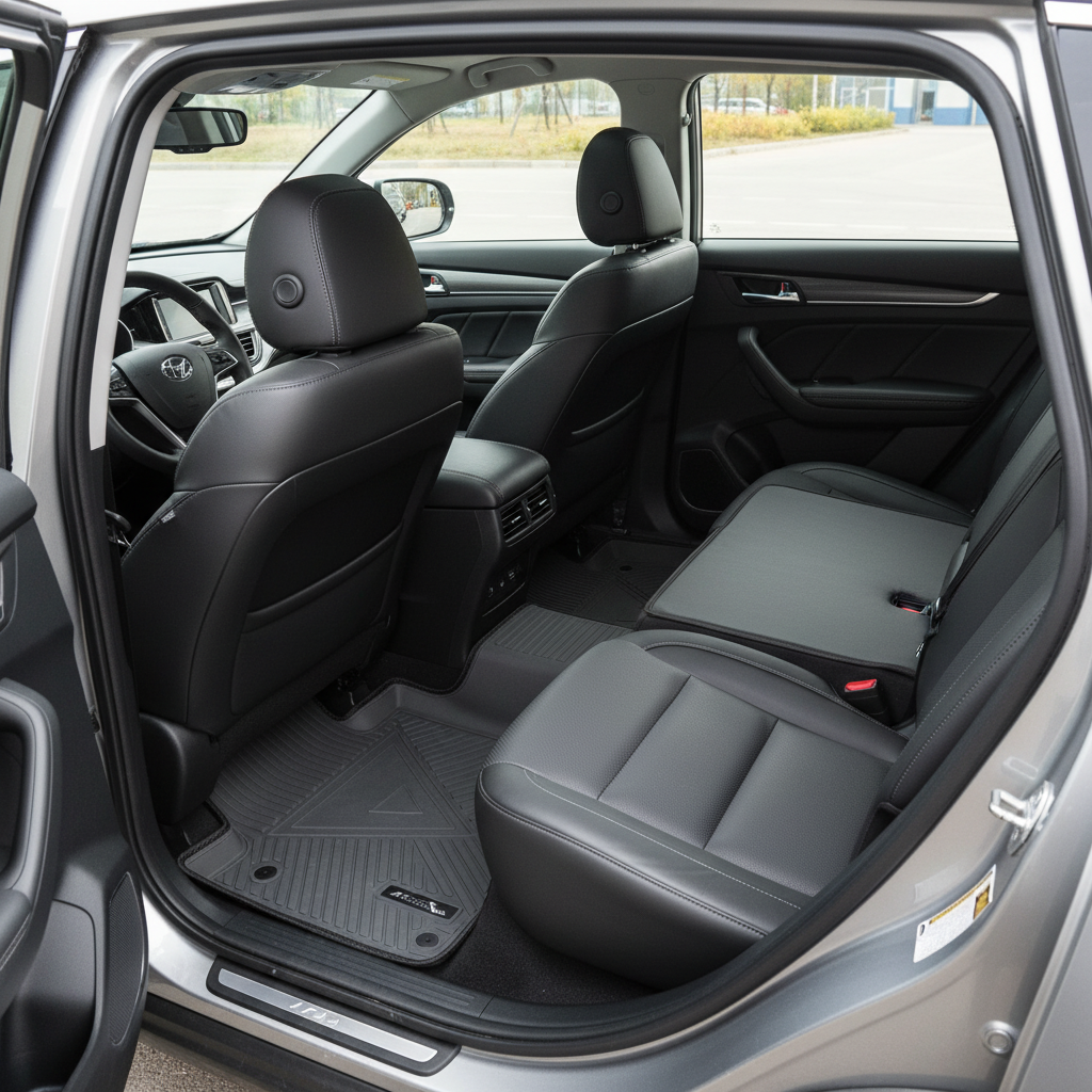 Jetour X70 5D Floor Mats Black 2025 - 3 Pcs Set