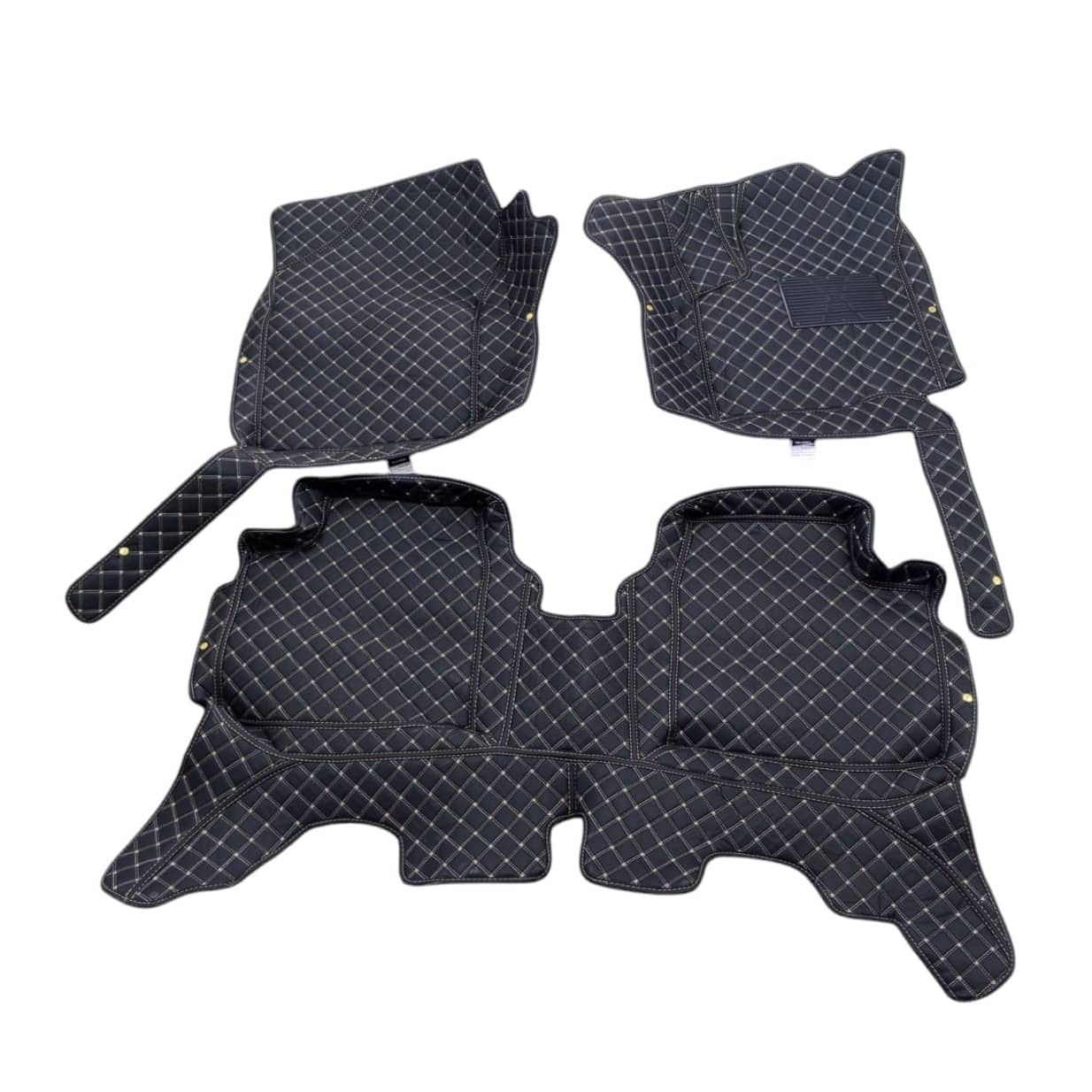 Suzuki Wagon R 7D Floor Mat- Black 2014-2025 - 3 Pcs Set