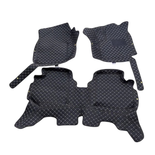 Suzuki Wagon R 7D Floor Mat- Black 2014-2025 - 3 Pcs Set