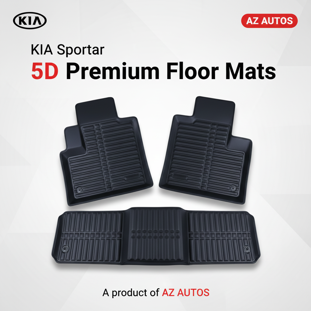 KIA Sportage 5D Floor Mats 3 Pcs 2025-2026 - Black