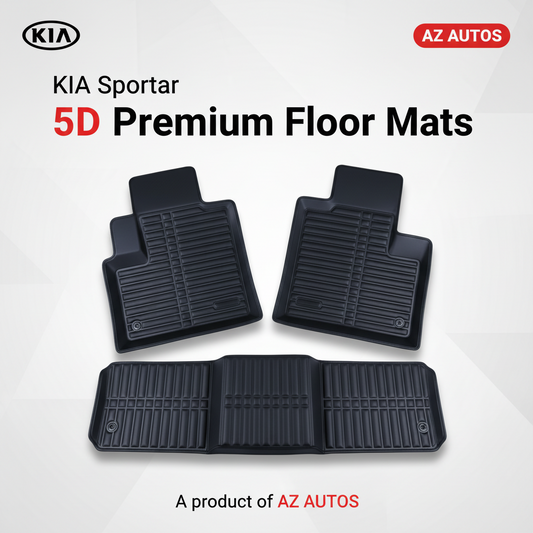 KIA Sportage 5D Floor Mats 3 Pcs 2025-2026 - Black