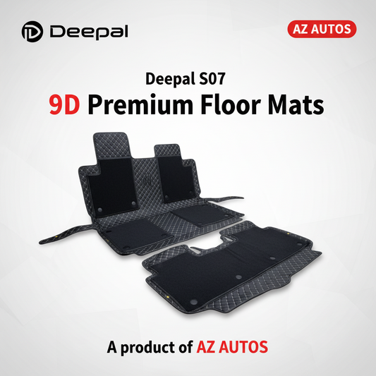 Deepal S07 9D Floor Mat Black With Black Grass - - Model 2024-2025