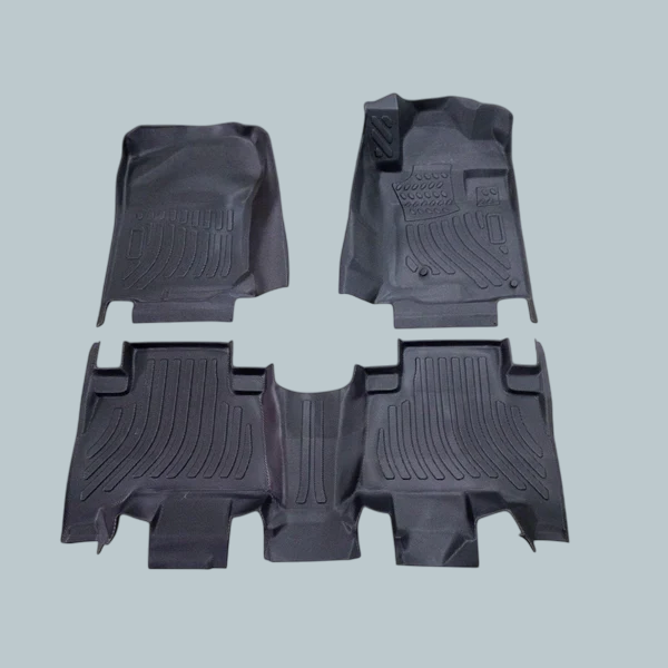 Toyota Prado TPE Floor Mat Black 3 Pcs - Model 2009-2021