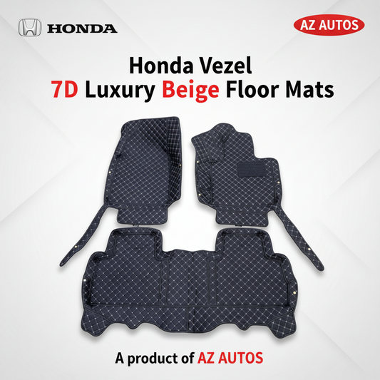 Haval H6 7D Floor Mats - Black -  3 Pcs Set - Model 2021-2025