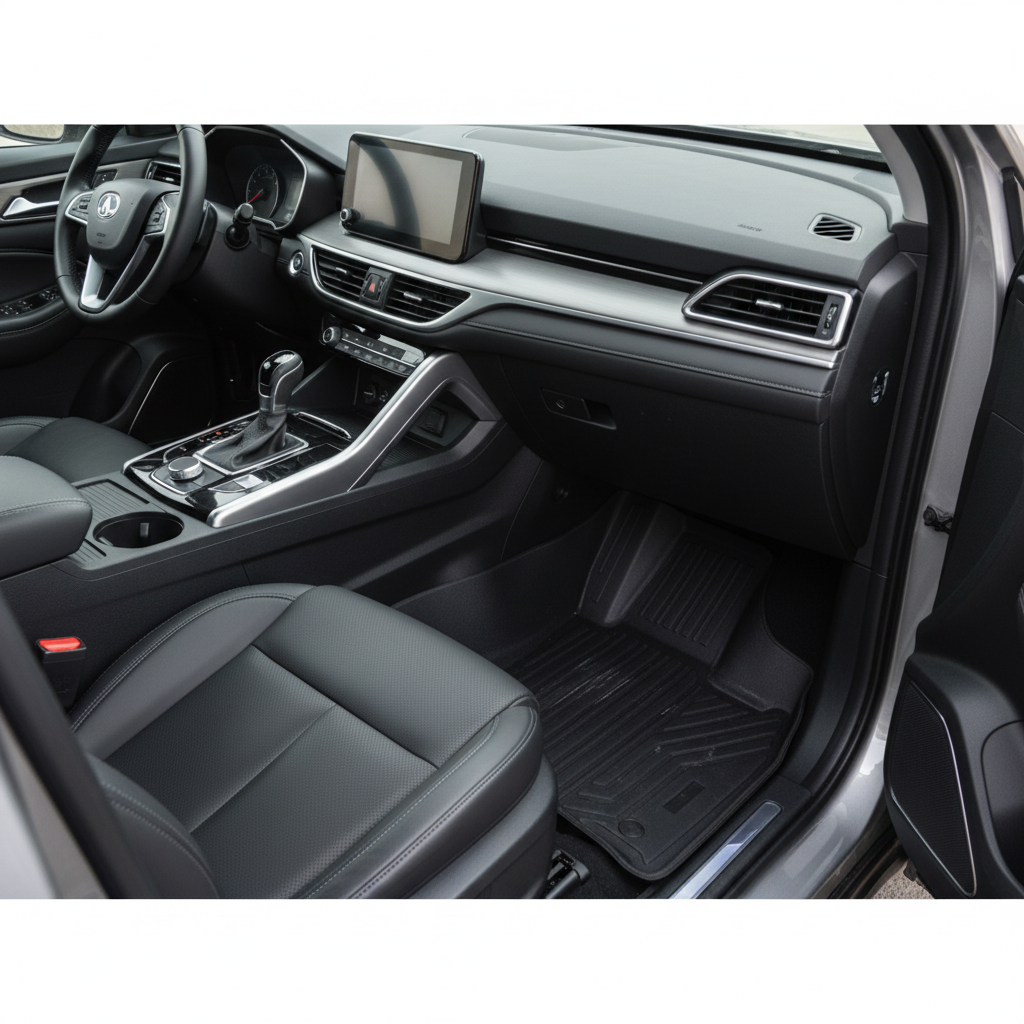 Changan Oshan X7 TPE Floor Mat Black 3 Pcs - Model 2022-2024
