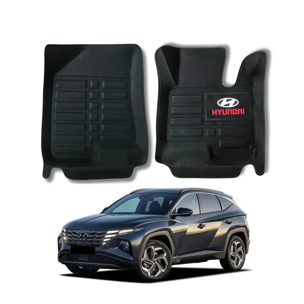 Hyundai Tucson Hybrid 5D Floor Mats - Black 2025-2026