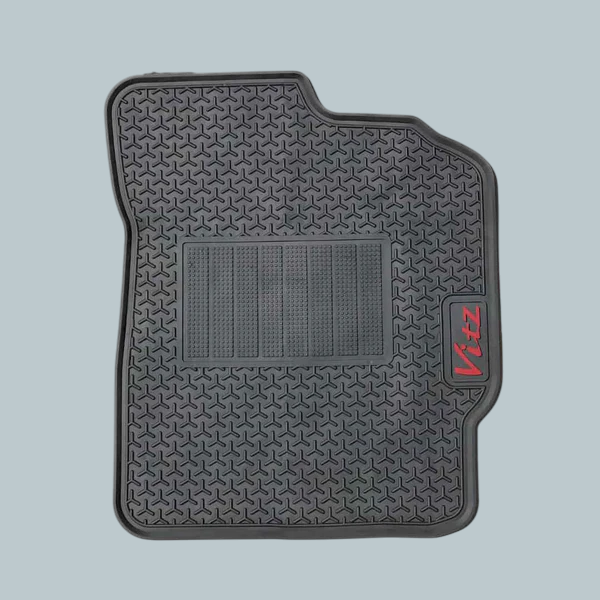 Toyota Vitz PVC Rubber Floor Mat Black 2010-2017