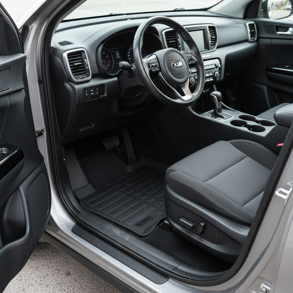 KIA Sportage 5D Floor Mat Black - Model 2019-2024