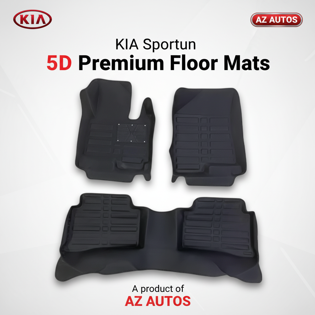 KIA Sportage 5D Floor Mat Black - Model 2019-2024
