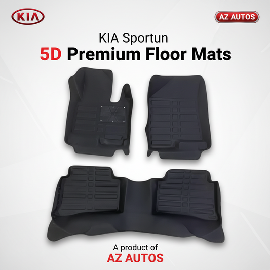 KIA Sportage 5D Floor Mat Black - Model 2019-2024