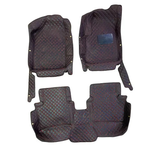 KIA Stonic 7D Floor Mats Mix Thread Black 3 Pcs 2021-2024