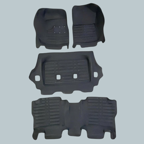 Toyota Fortuner 5D Custom Floor Mat 4 Pcs Black - Model 2016-2021
