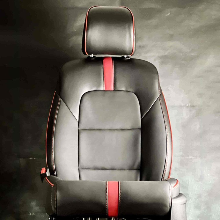 Suzuki Mehran Type R Black Red Seat Covers - Model 1988-2021