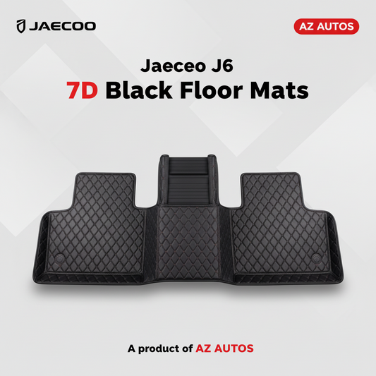 Jaecoo J6 7D Floor Mats Black 2025-2026