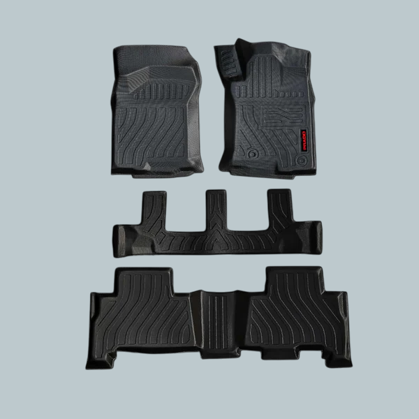 Toyota Prado TPE Floor Mat Black 7 Seater 4 Pcs 2009-2021