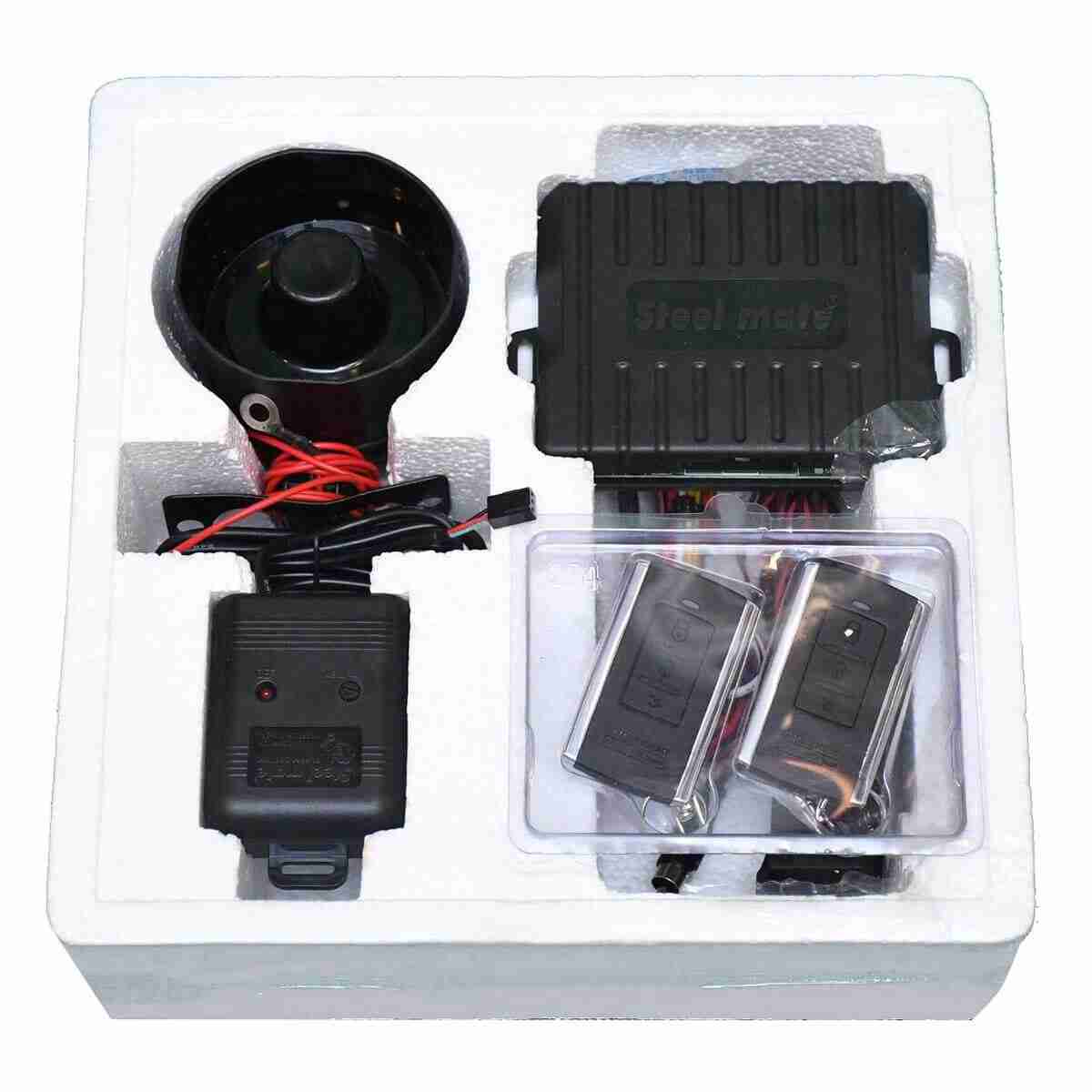 Steelmate 838E PKE Car Alarm System – Remote Trunk Release – Anti-Hijacking – Engine Start with ID Detection