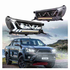 Front Head Lights Lexus Style for Toyota Hilux Revo 2016 to 2020