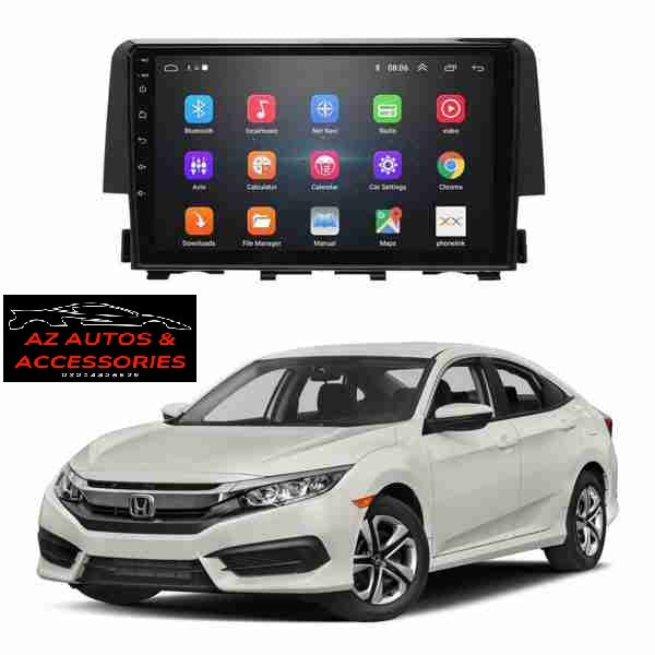 Honda Civic Model 2016 to 2019 Android Panel HD Player IPS Display Multimedia System